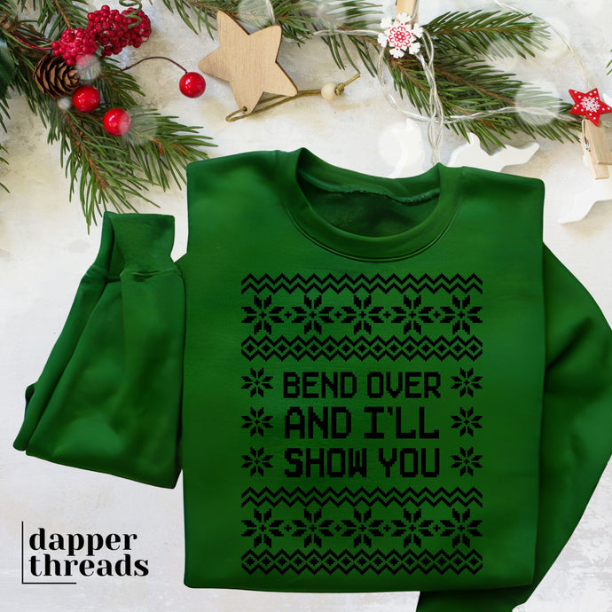 Bend Over Ugly Christmas Sweater