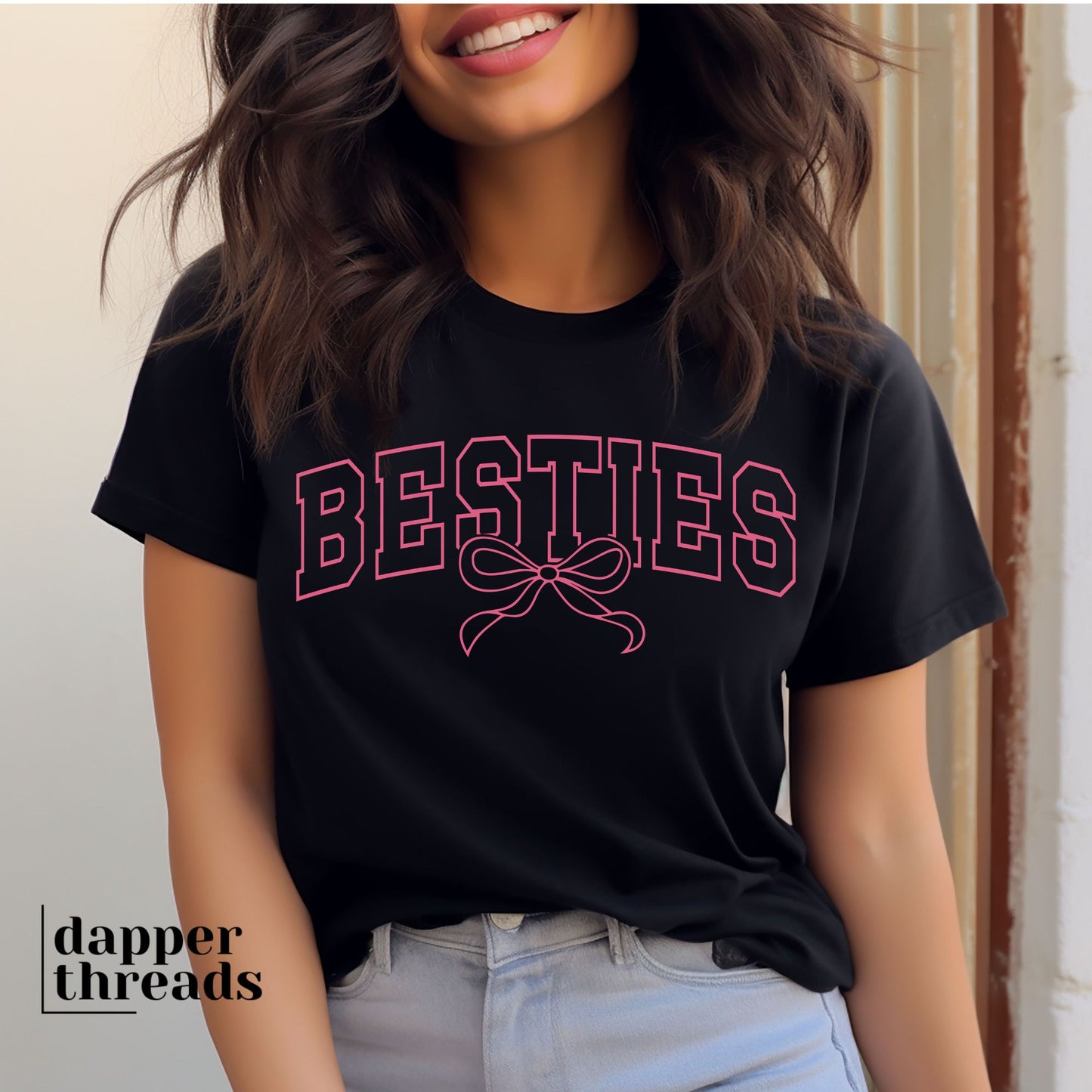 Besties Bow Tee