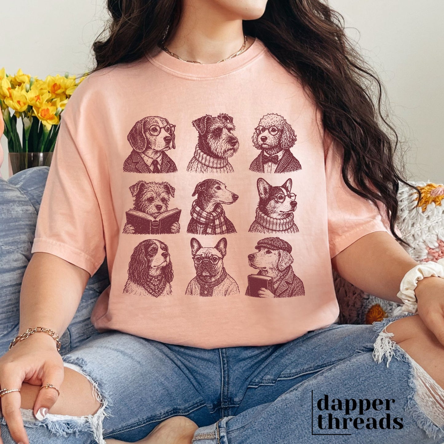 Bookish Dogs Tee