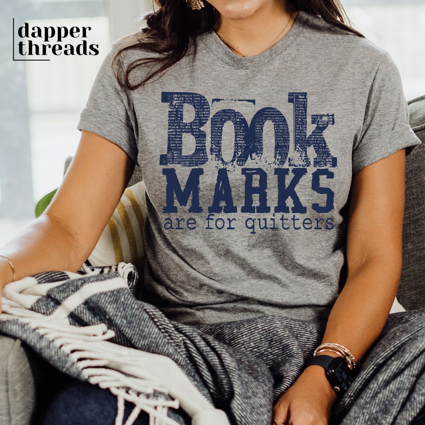 Bookmarks Are For Quitters Type Tee
