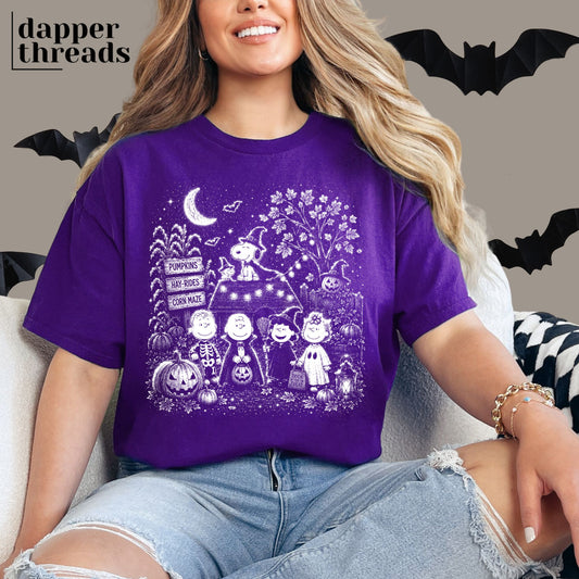 CB Halloween Friends Halftone Tee