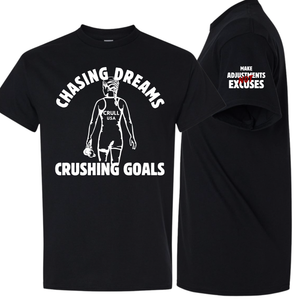 Crull Chasing Dreams Crushing Goals Tee
