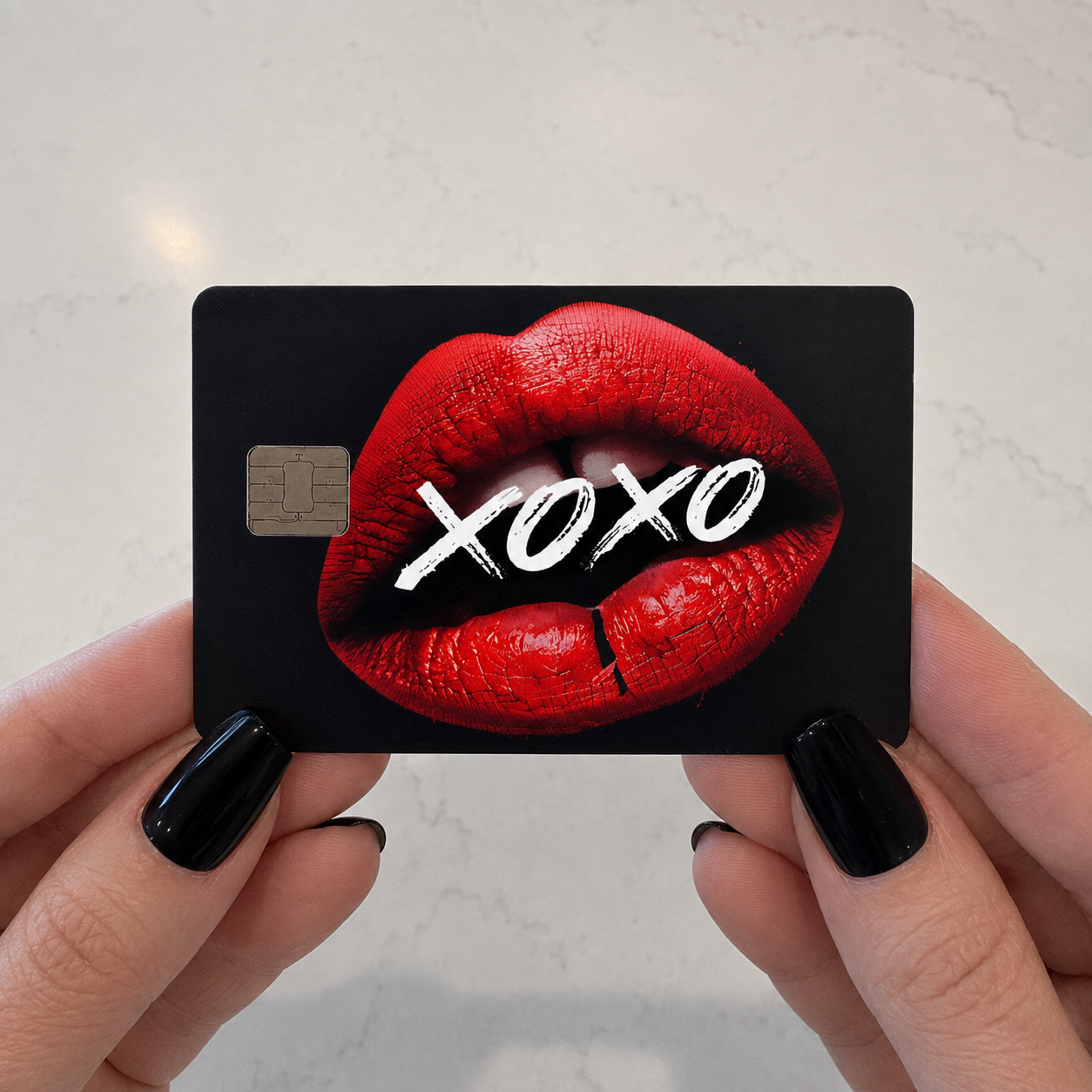 xoxo Lips Credit Card Skin - FREE SHIPPING