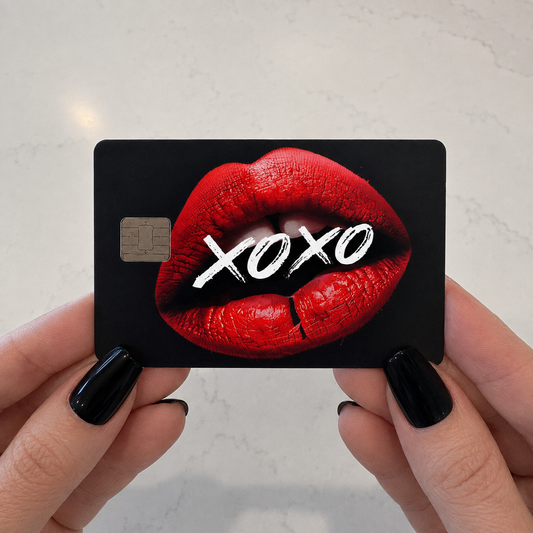 xoxo Lips Credit Card Skin - FREE SHIPPING