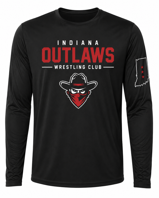 Indiana Outlaws Outlaw Dry Fit Long Sleeve Tee