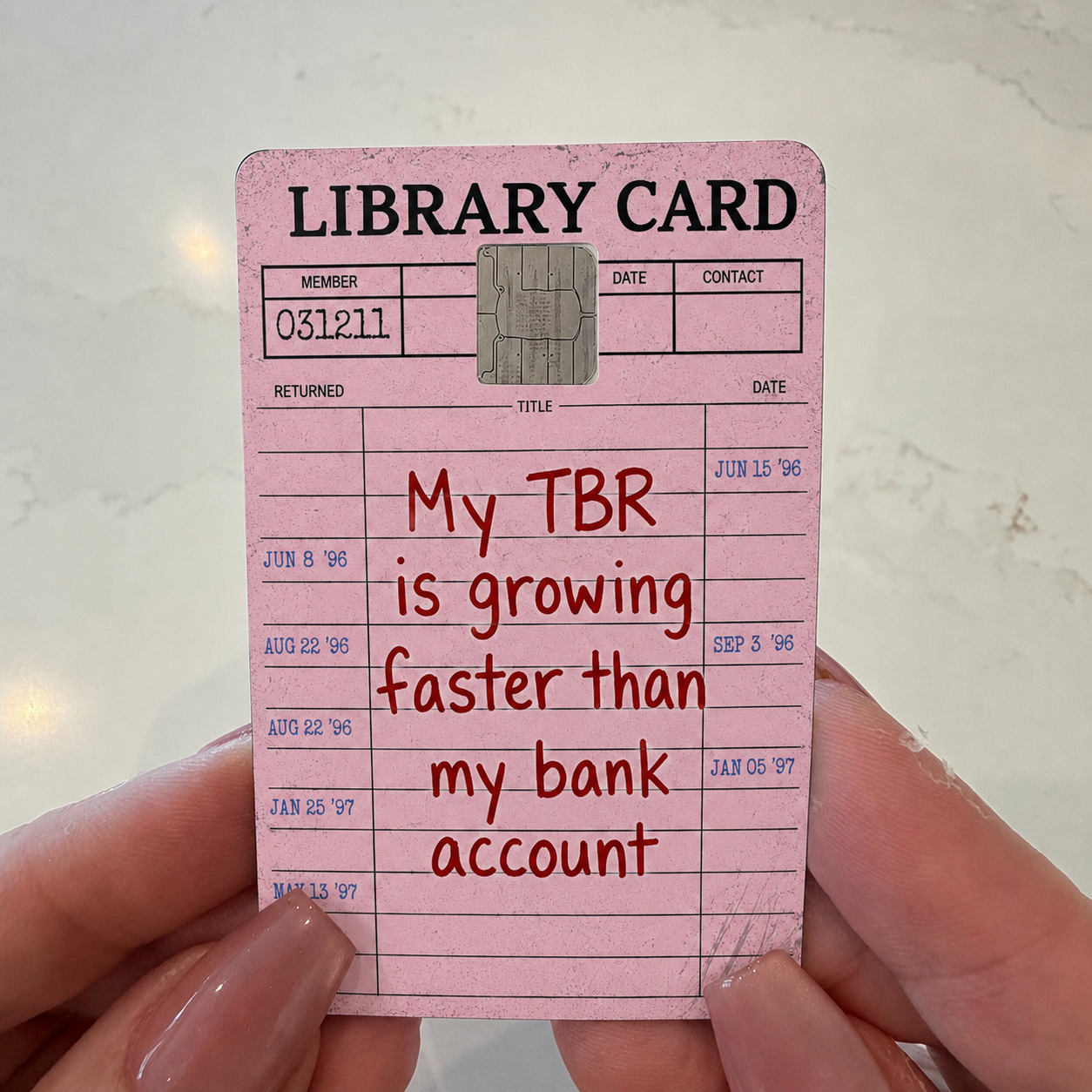 TBR is Growing Credit Card Skin