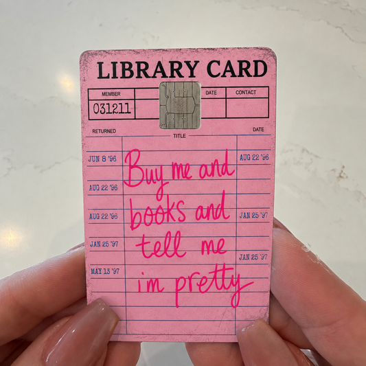 Buy Me Books Credit Card Skin