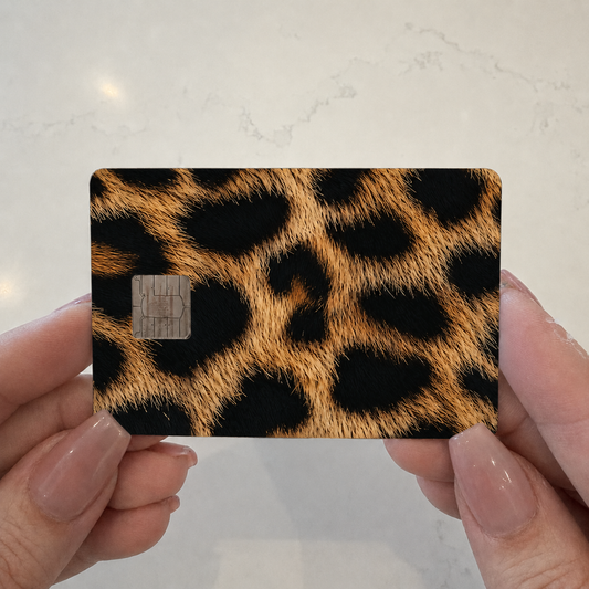 Leopard Hair Credit Card Skin