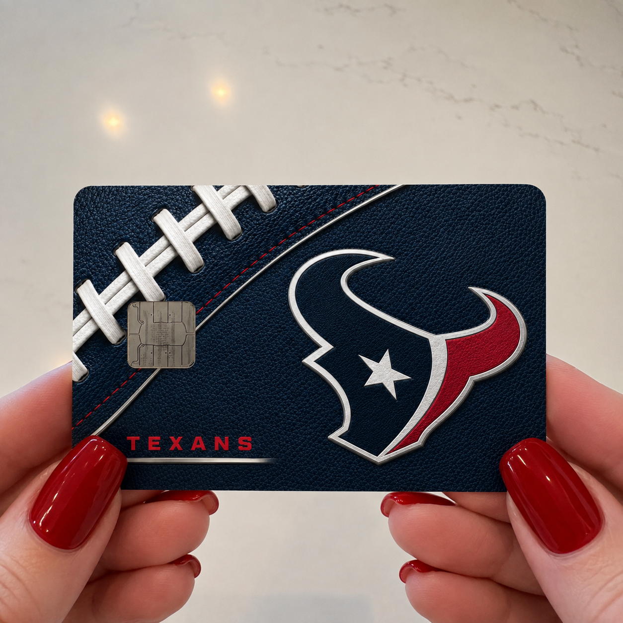 Texans Football Credit Card Skin - FREE SHIPPING