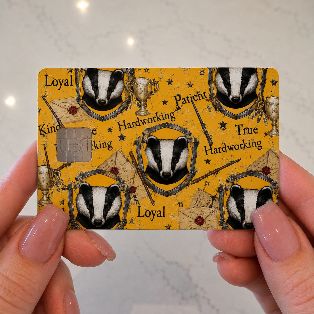Harry Potter Hufflepuff Credit Card Skin - FREE SHIPPING