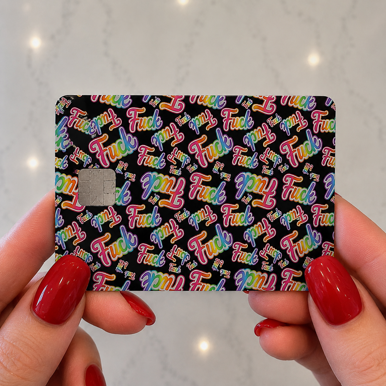 Lisa Frank Fck It Credit Card Skin - FREE SHIPPING