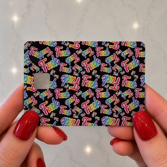 Lisa Frank Fck It Credit Card Skin