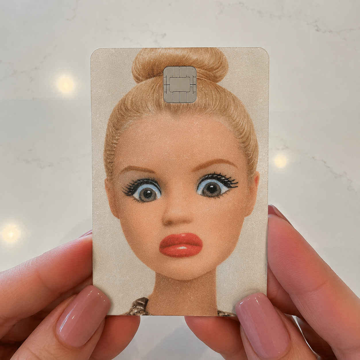 Attitude Doll Barbie Credit Card Skin - FREE SHIPPING