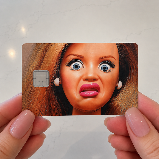 Stank Face Doll Barbie Credit Card Skin - FREE SHIPPING