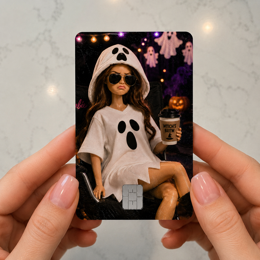 Halloween Barbie Doll Credit Card Skin