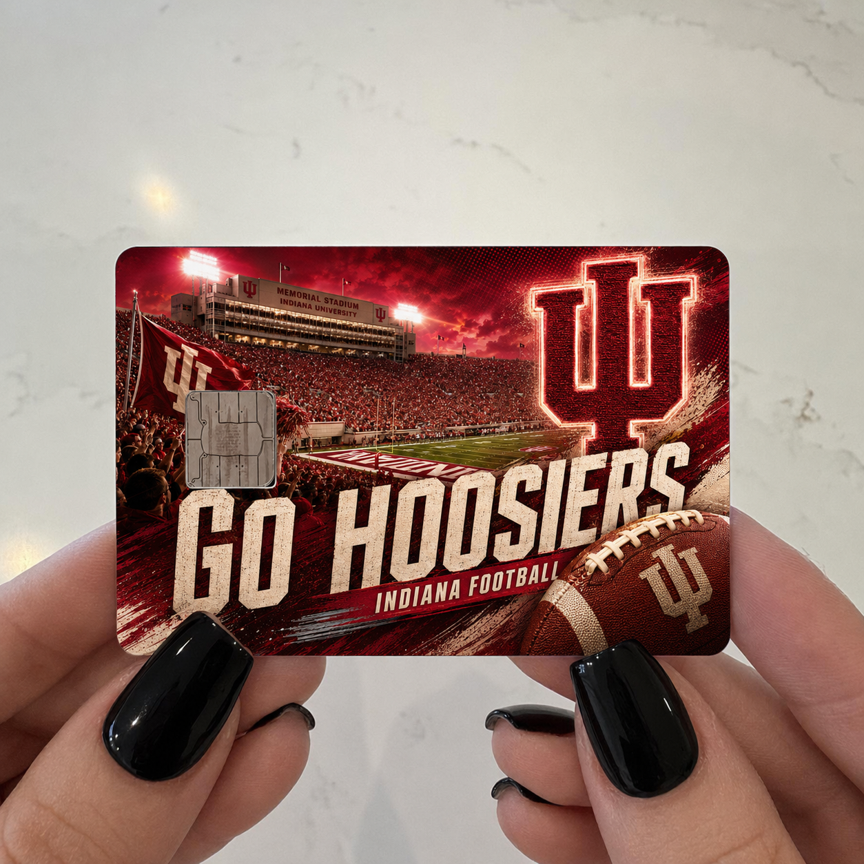 Go Hoosiers Credit Card Skin - FREE SHIPPING
