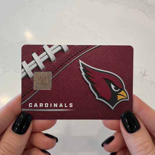 Cardinals Football Credit Card Skin