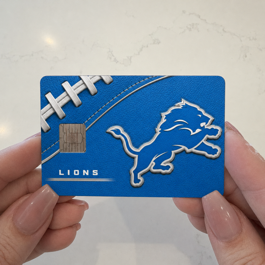 Lions Football Credit Card Skin