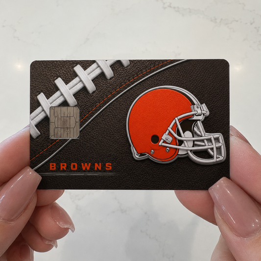 Browns Football Credit Card Skin
