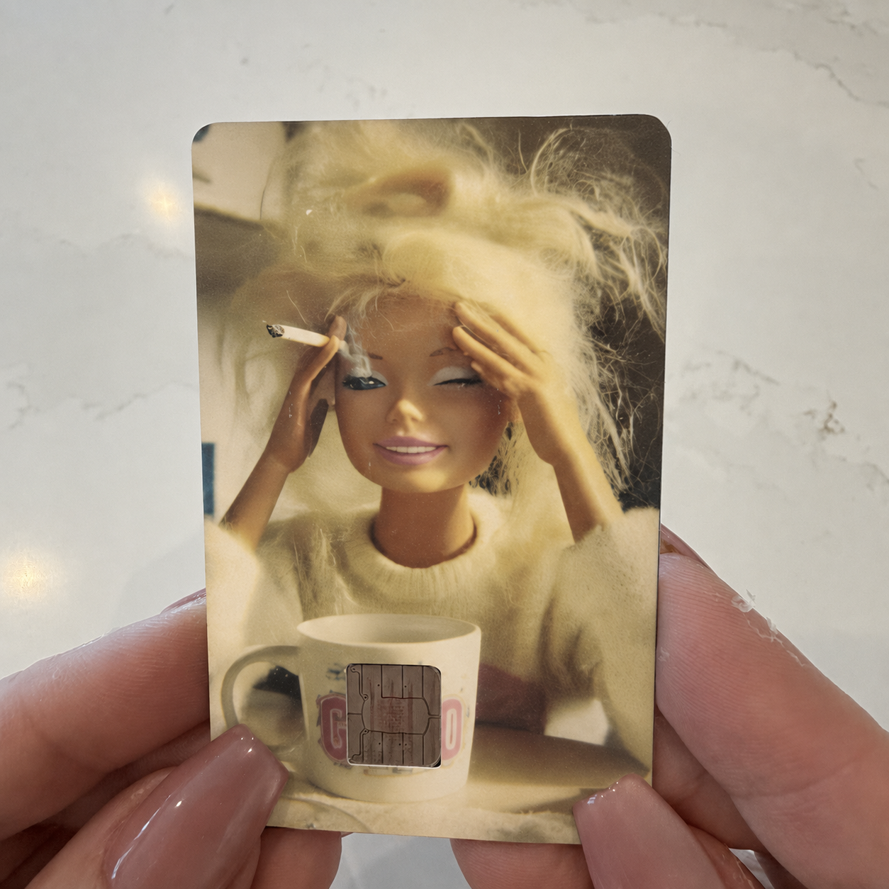 Stressed Mama Barbie Doll Credit Card Skin - FREE SHIPPING
