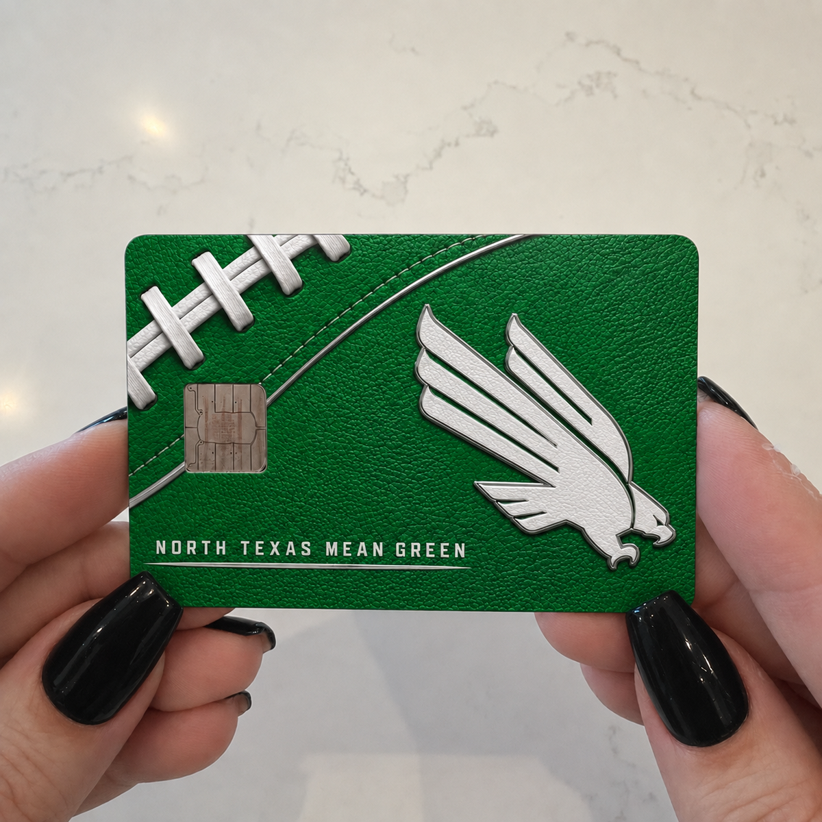 North Texas College Football Credit Card Skin
