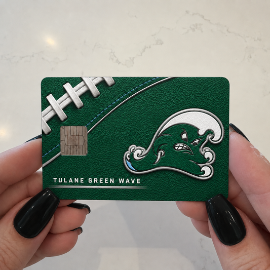 Tulane College Football Credit Card Skin