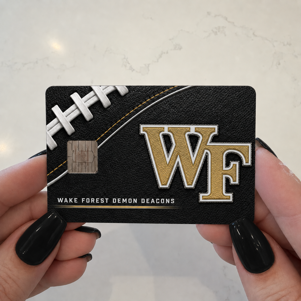 Wake Forest College Football Credit Card Skin