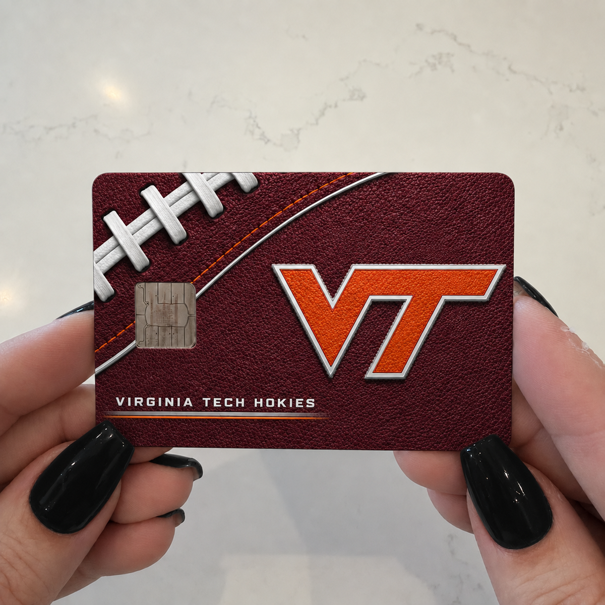 Hokies College Football Credit Card Skin