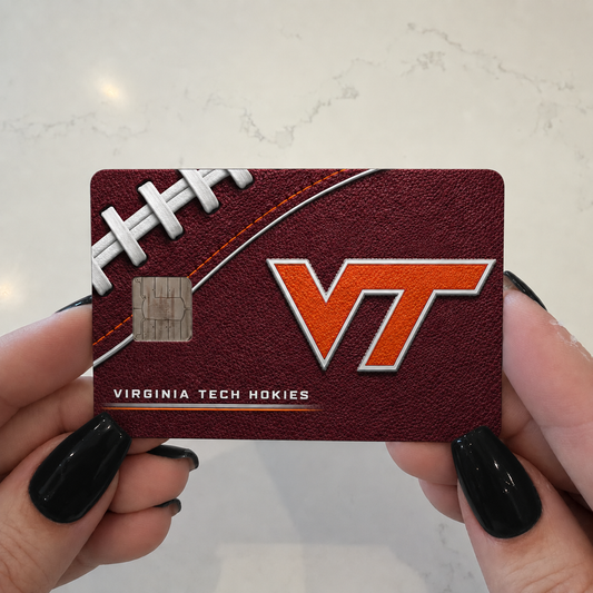 Hokies College Football Credit Card Skin