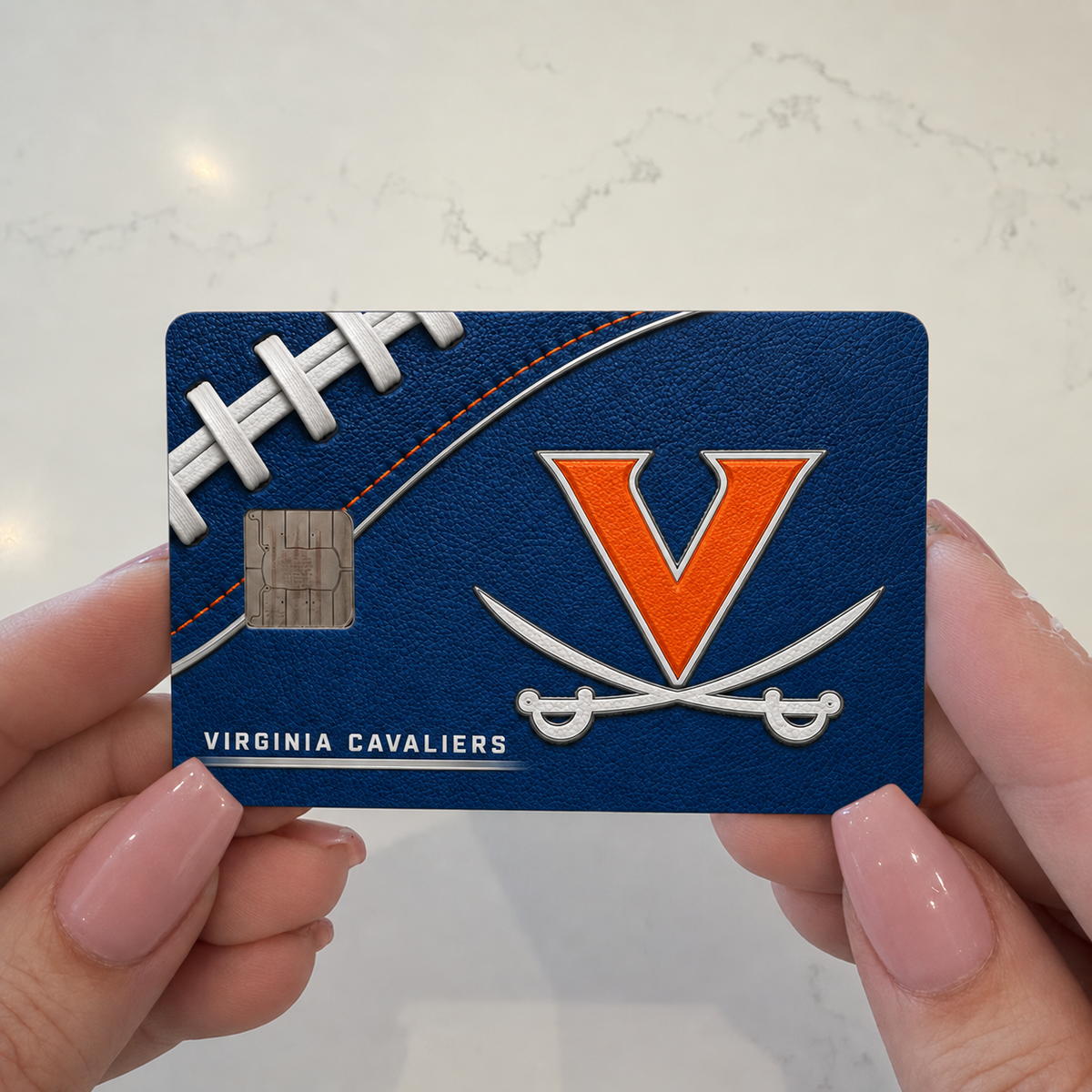 Cavaliers College Football Credit Card Skin