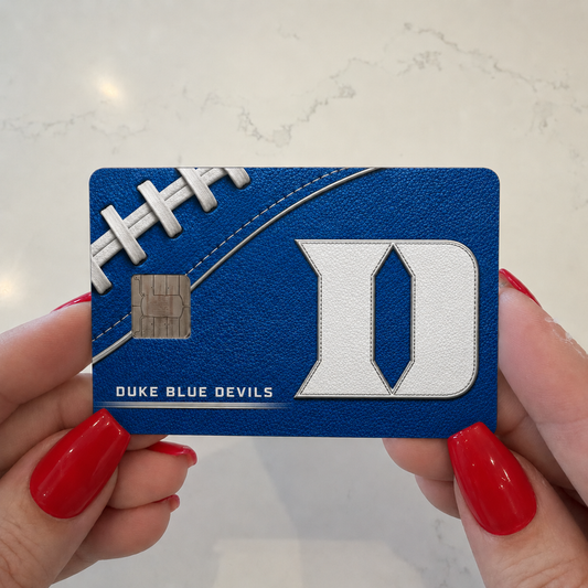 Blue Devils College Football Credit Card Skin