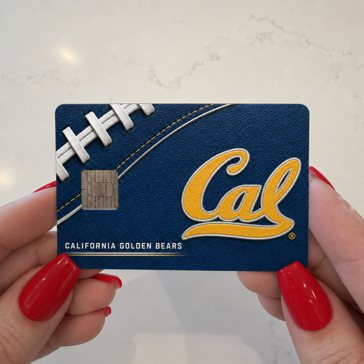 Golden Bears College Football Credit Card Skin