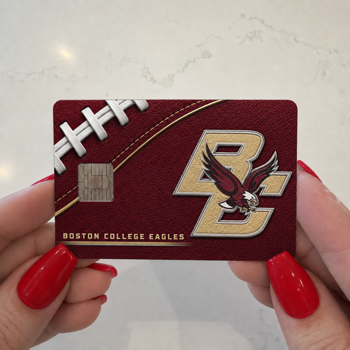 Boston College Football Credit Card Skin