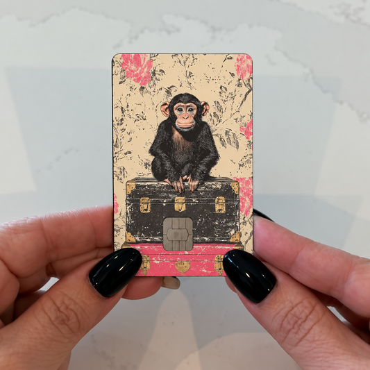 Traveling Chimp Credit Card Skin