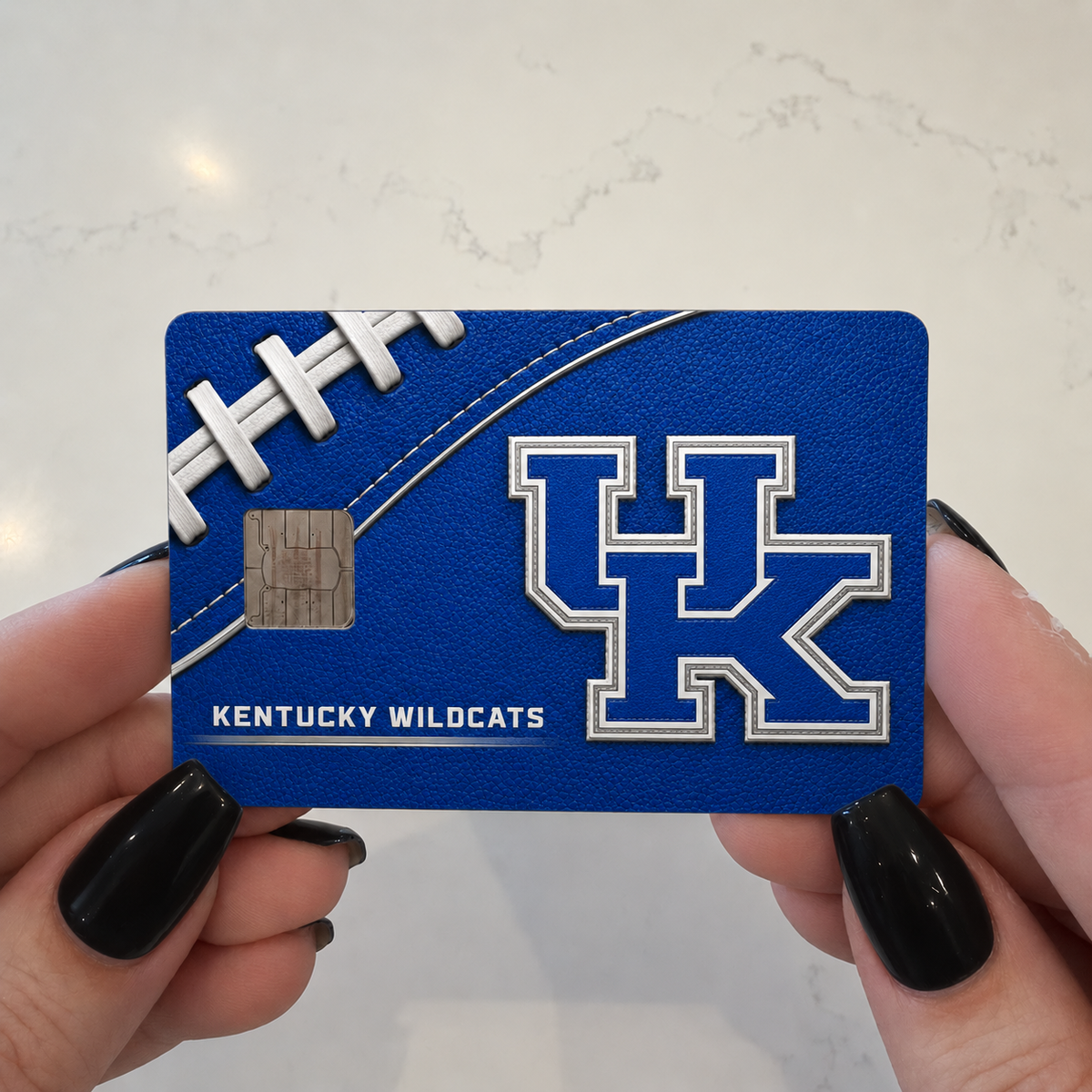 Kentucky Blue and White College Football Credit Card Skin