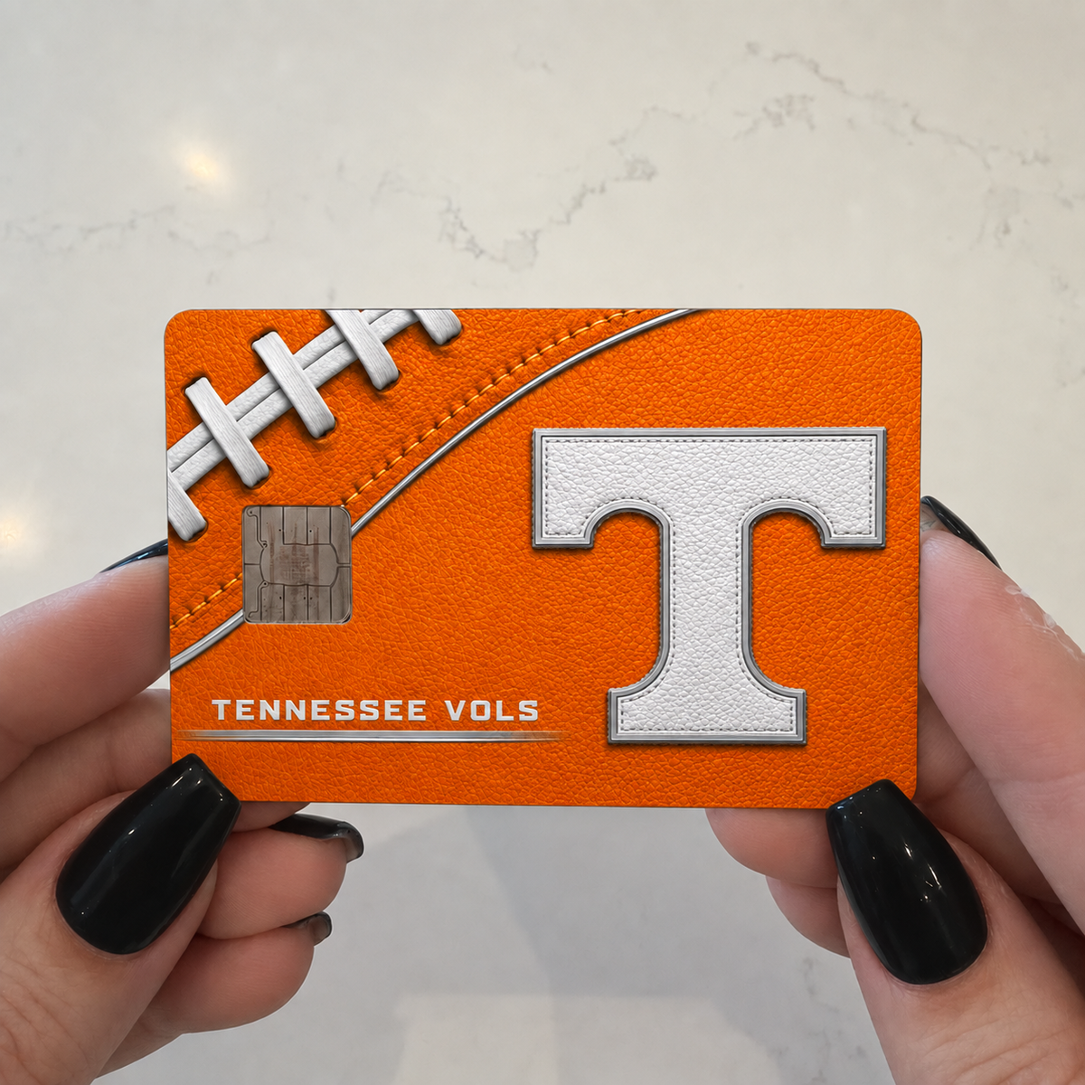 Tennessee Orange and White College Football Credit Card Skin