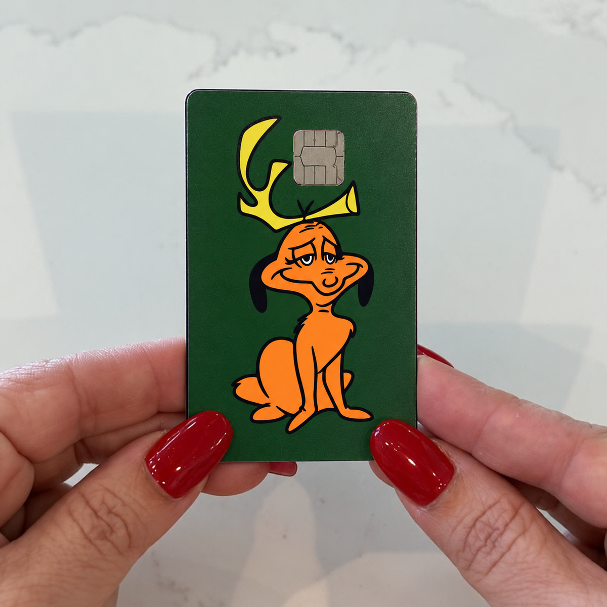 Max Dog Chrismtas Credit Card Skin