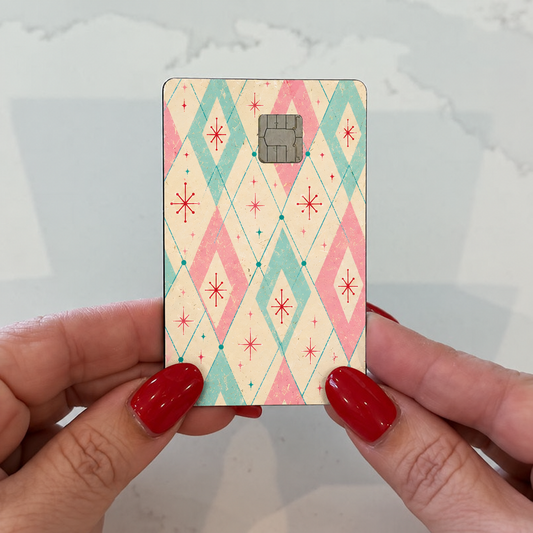 Retro Diamonds Credit Card Skin