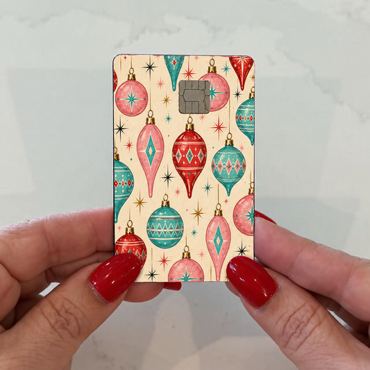 Retro Multi Ornaments Credit Card Skin