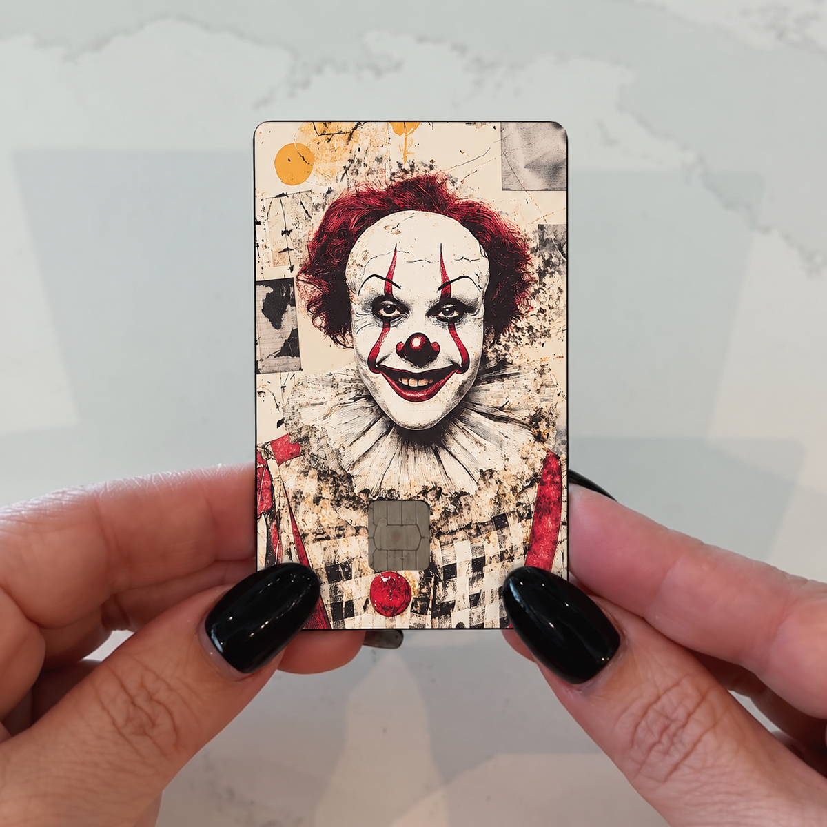 Circus Clown Credit Card Skin