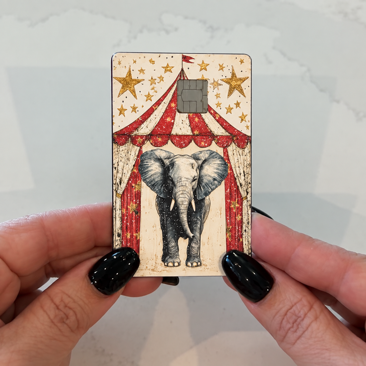 Circus Elephant Credit Card Skin