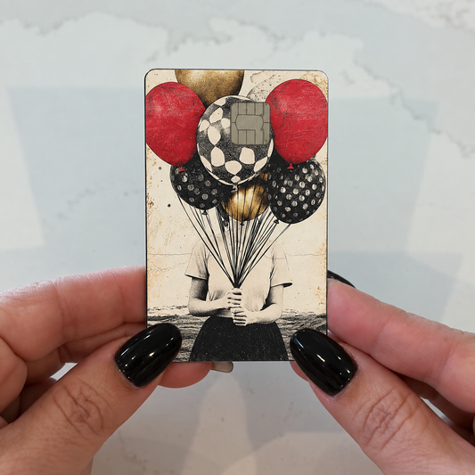 Balloon Lady Credit Card Skin