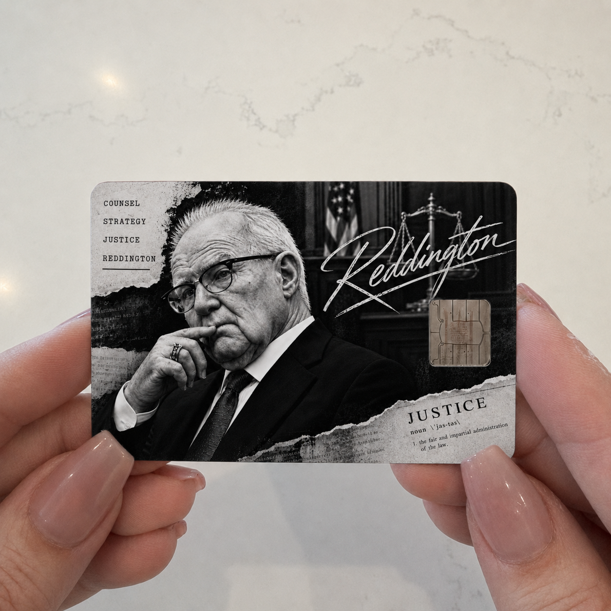 Reddington Justice Credit Card Skin