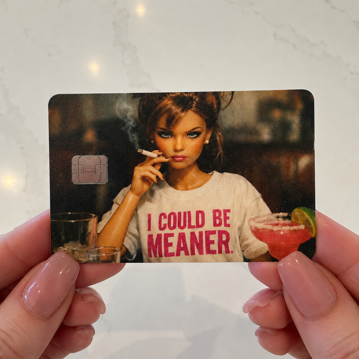 Meaner Doll Barbie Credit Card Skin - FREE SHIPPING