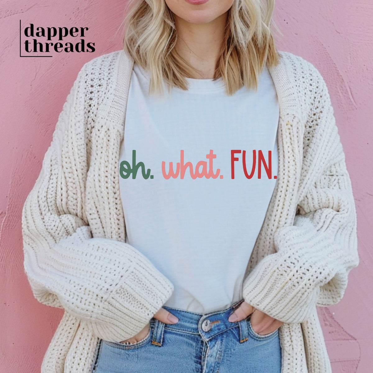 Colorful oh.what.fun. Tee