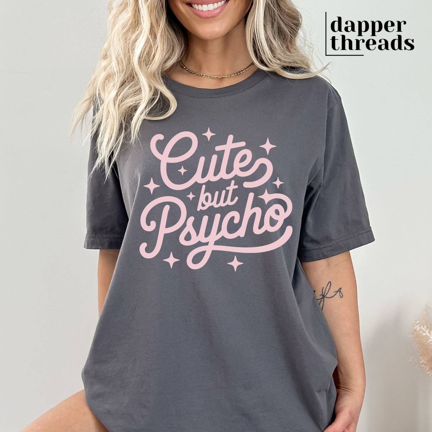 Cute But Psycho Sparkles Tee