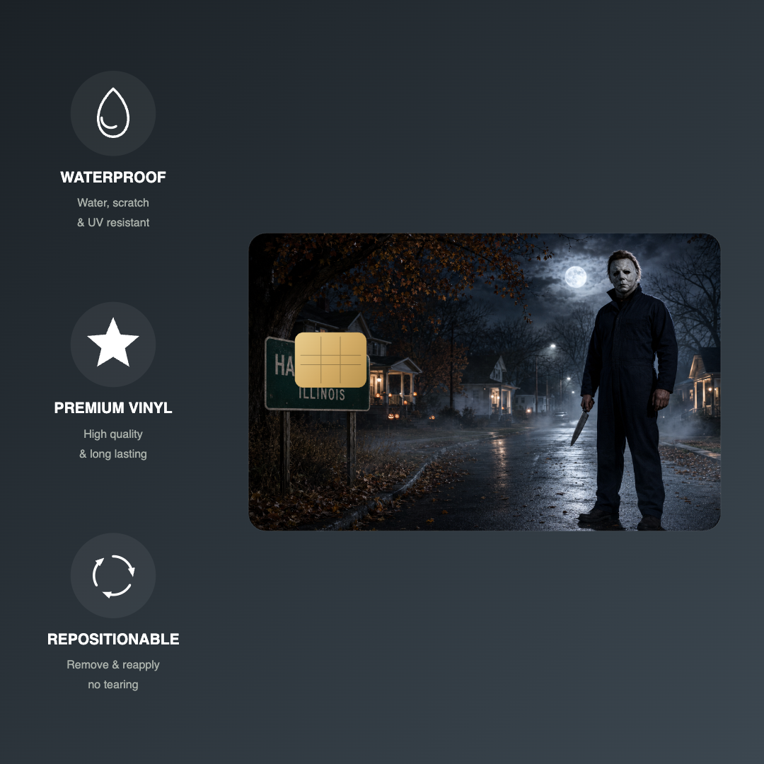 Michael Welcome to Haddonfield Credit Card Skin - FREE SHIPPING