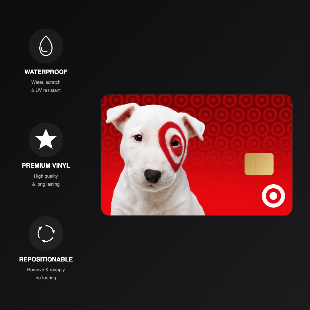 Target Card Credit Card Skin - FREE SHIPPING