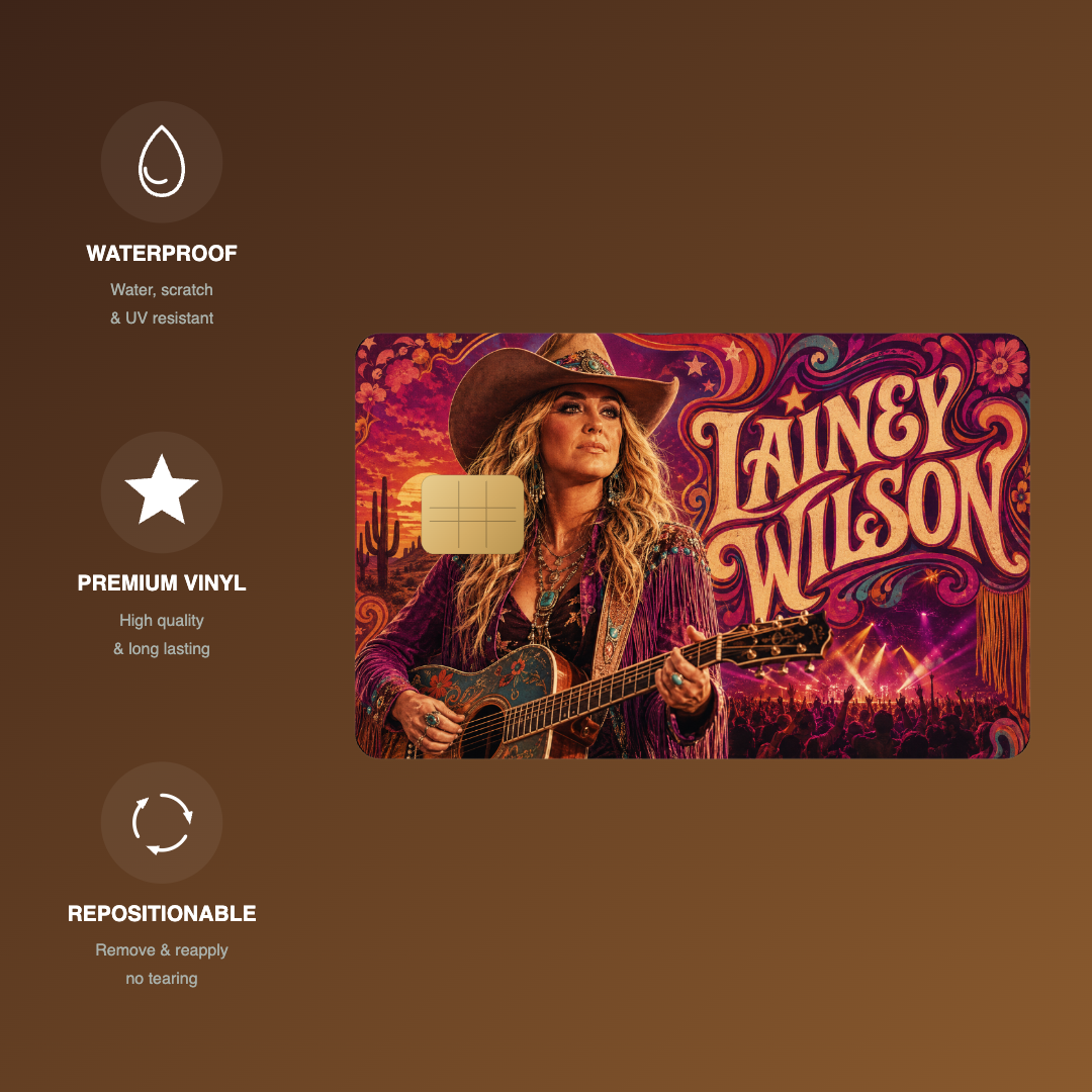 Lainey Music Credit Card Skin - FREE SHIPPING