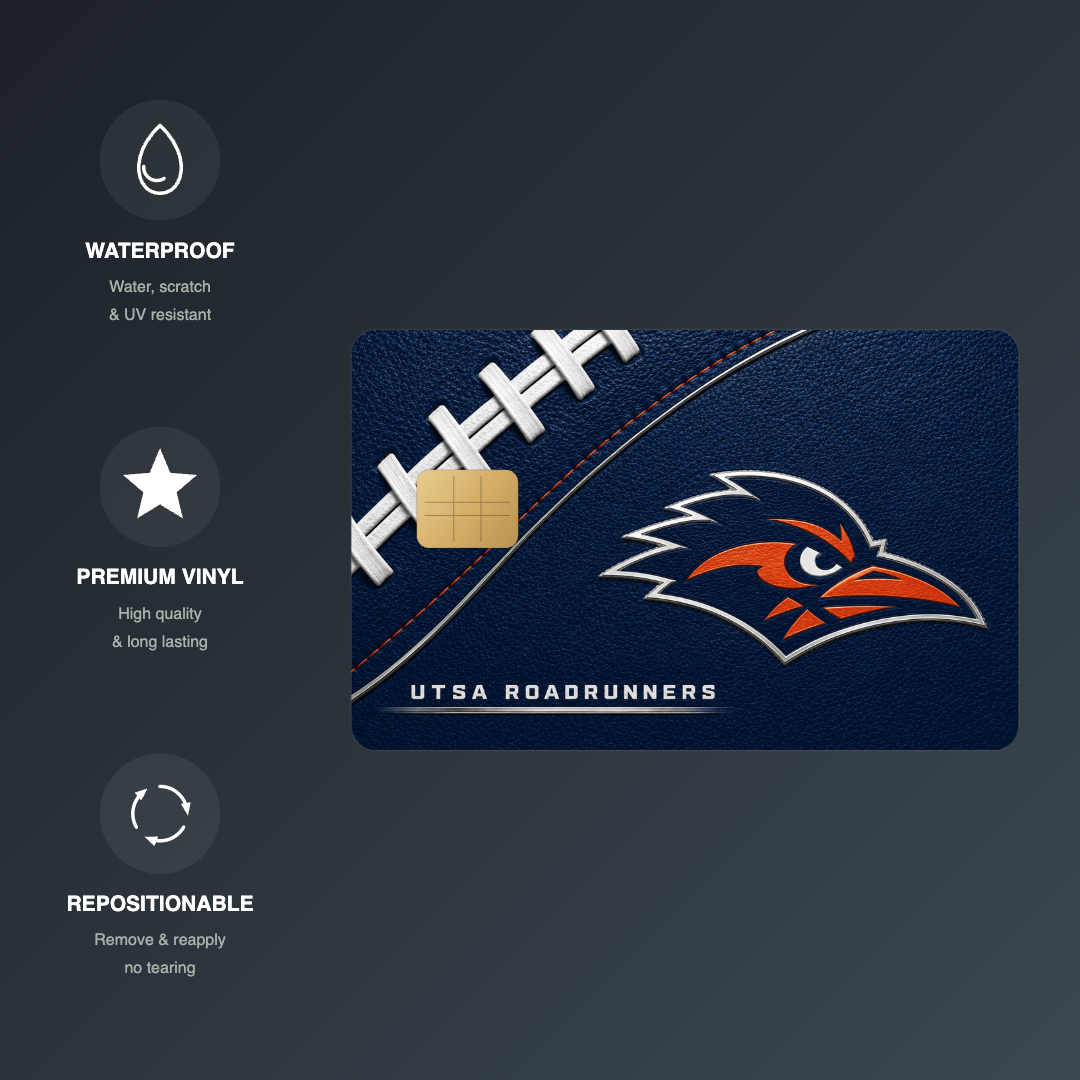 UTSA College Football Credit Card Skin